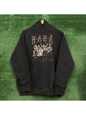 Mana Vivir Sin Aire Tour Rock Band Hoodie Size Large